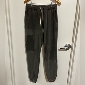 John Elliott Reconstructed LA Sweatpants in Washed Black